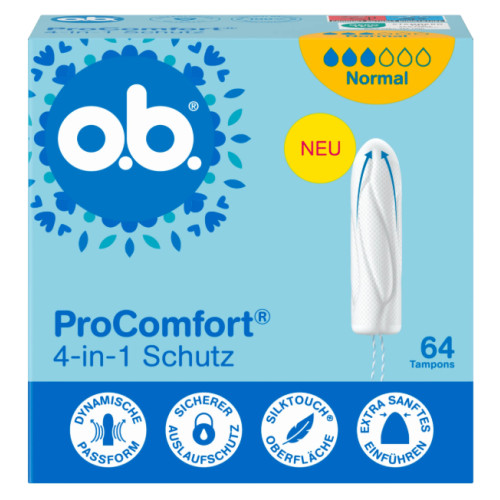 Тампони O.B. ProComfort 4в1 Normal, 64 шт